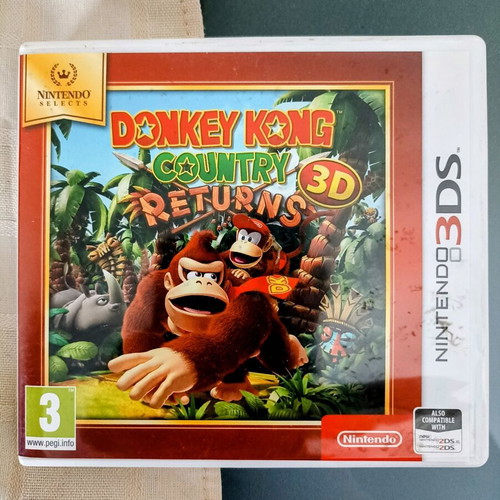 Donkey Kong Country Returns 3D Nintendo 3DS game like new