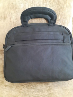 Tablet carrying bag used, black, soft material
