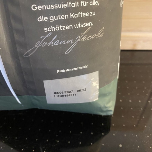 Jacobs espresso coffee beans new, sealed package