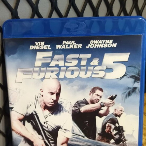 Fast & Furious 5 Blu-ray like new, adventure with subtitles