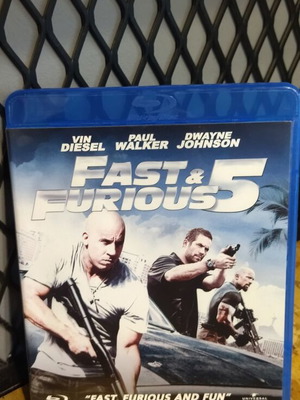 Fast & Furious 5 Blu-ray like new, adventure with subtitles