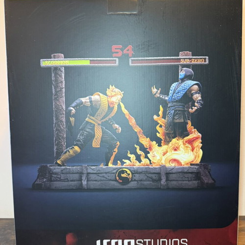 Iron Studios Mortal Kombat Scorpion Fatality Deluxe Art Statue Scale 1/10 new