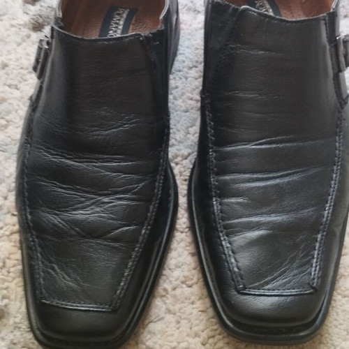 Romano Sicari handmade leather scarponi men's shoes size 40 used