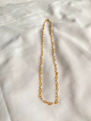 Handmade stainless steel agate-quartz necklace made to order