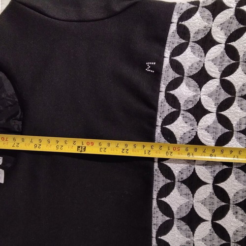 Mandarino Junior dress size 152 cm 12 years like new, black and gray