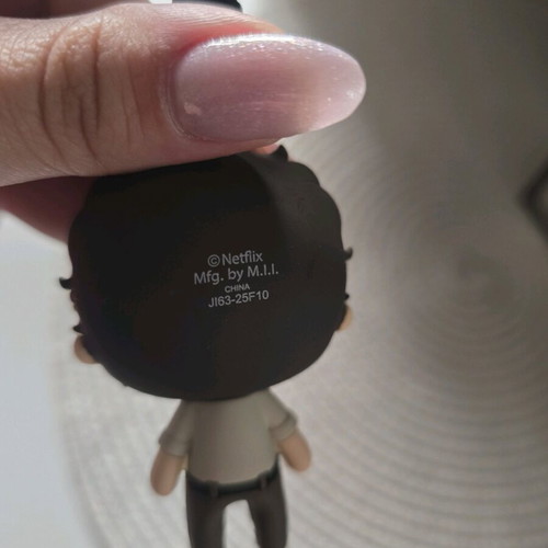 Stranger Things Alexei Funko keychain like new, black and white
