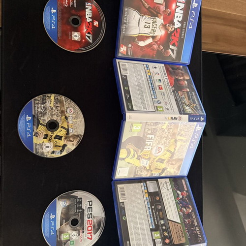 2017 Sports Game Set for PlayStation 4 like new, FIFA 17, PES 2017, NBA 2K17