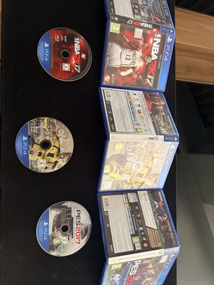 2017 Sports Game Set for PlayStation 4 like new, FIFA 17, PES 2017, NBA 2K17