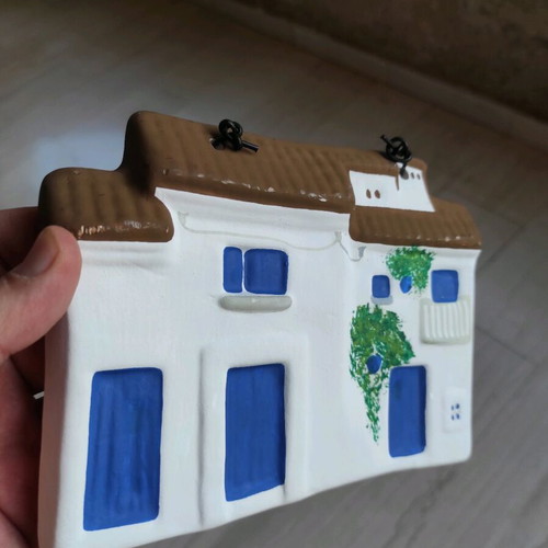 Ceramic Wall Plaque 19x14cm Greek Traditional Handmade Lighthouse
