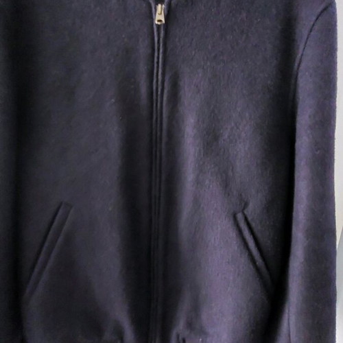 H&M men's wool jacket dark blue No50 like new
