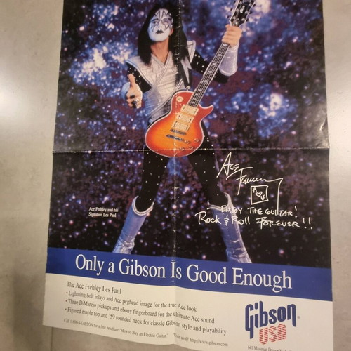 Ace Frehley Promo Poster Kiss like new