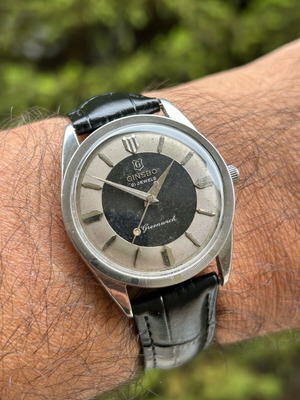 Ginsbo Greenwich wristwatch used, vintage, mechanical