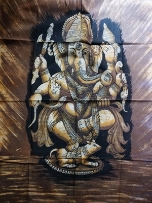 Ganesha wall hanging new, handmade from India