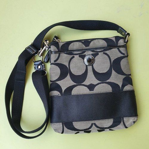 Coach crossbody bag used, black