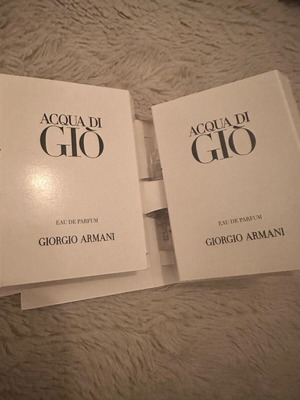 Acqua di Gio authentic samples 2x1.2ml Giorgio Armani new