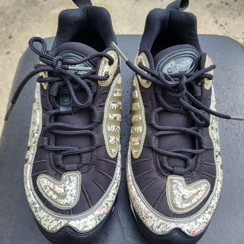 Nike Air Max 98 LX women's sneakers, recycled material black, size 38