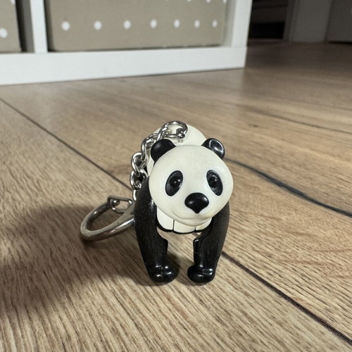 Panda articulated keychain figure like new