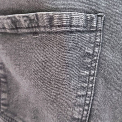 Bershka Super High Waisted Jeans Like New, Black, Size S