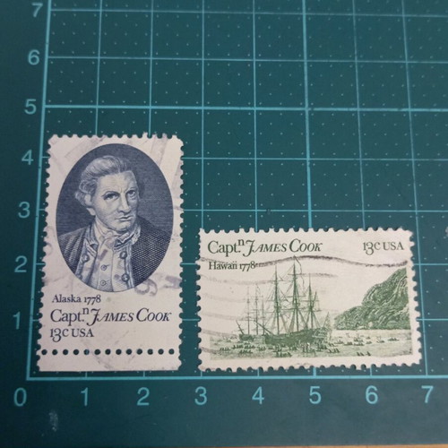 United States stamps 1978 Captain Cook like new