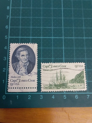 United States stamps 1978 Captain Cook like new