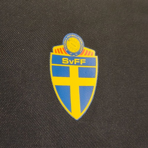 Adidas Sweden SvFF Football Boot Bag used, navy blue and yellow