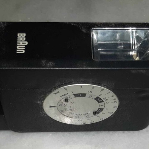 Flash for vintage Braun camera used