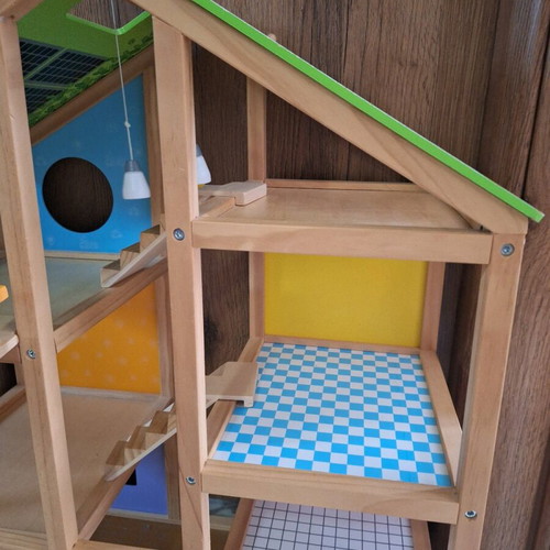 Hape wooden dollhouse like new