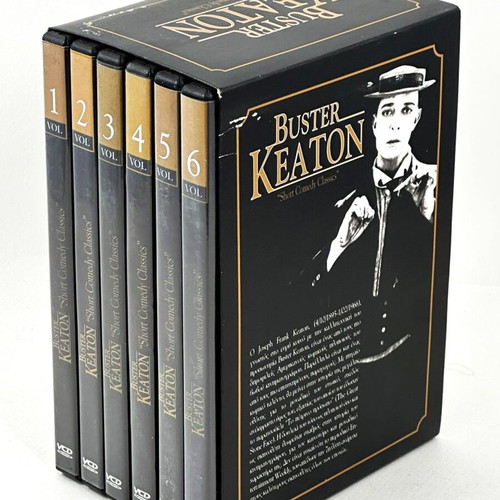 Buster Keaton Short Comedy Classics Box Set 6 DVD VCD like new with Greek subtitles