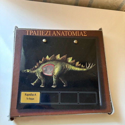 Dinosaur anatomy table used