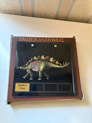 Dinosaur anatomy table used