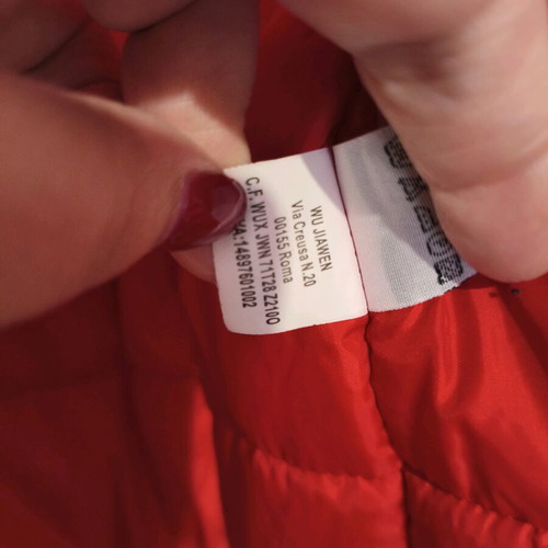 Women's jacket new size M red with detachable hood