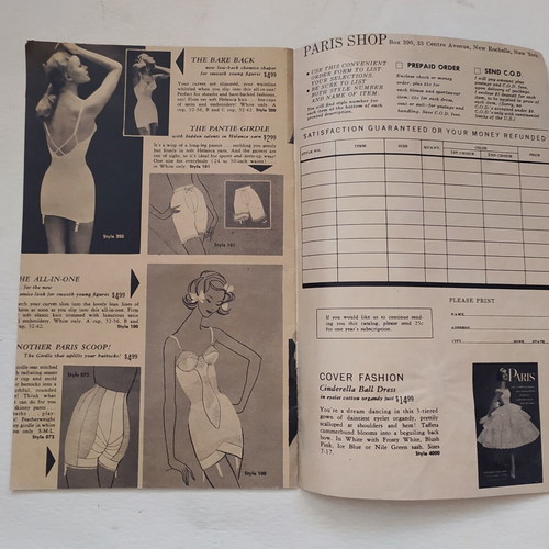 Vintage Paris Collection fashion catalog 1959-1960 used