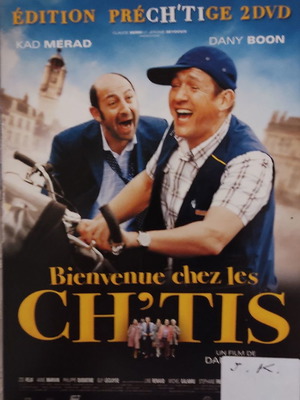 French movie Bienvenue chez les Ch'tis with English subtitles, comedy