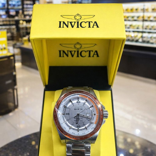 Invicta Speedway High Bank Automatic men's watch new, 50mm, silver