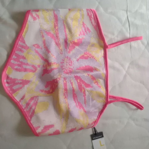 Top blouse new pink summer backless size L