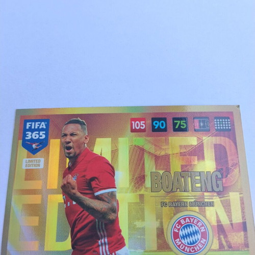 Panini FIFA 365 2017 Limited Edition Card Boateng