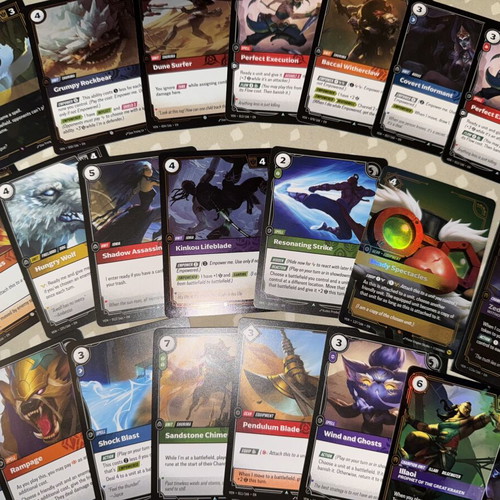 Riftbound Vendetta cards new, uncommon and epic