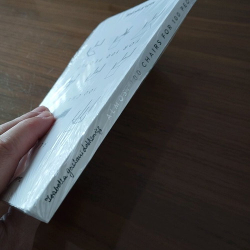 Book Almost 100 Chairs for 100 People Moleskine new, design sketch
