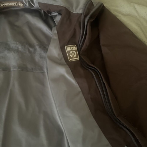 Everest coat jacket man, size L, brown