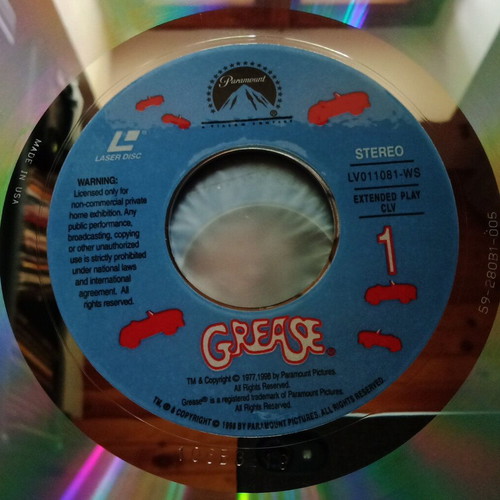 Grease LaserDisc like new