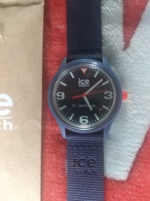 Ice Swatch unisex solar watch new, blue