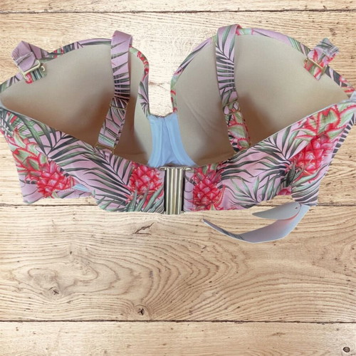 Blue Point pink strapless bikini bra like new 75D