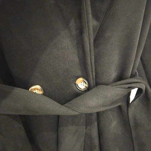 Castor spring coat like new, black