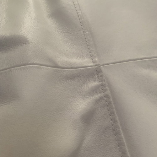 Rebecca Blu leather coat new, size small, white