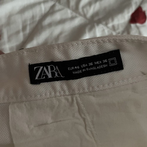 Zara men's white shorts size XXL