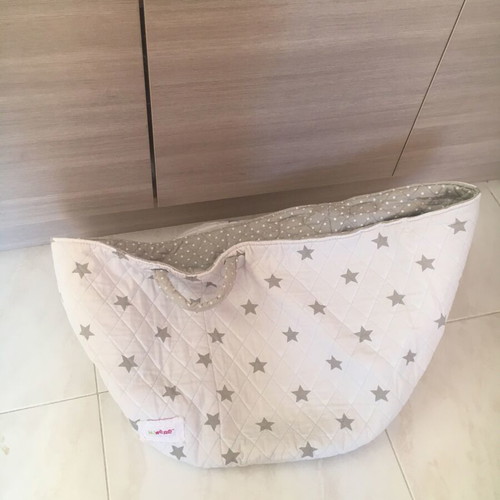 Fabric double-sided storage basket used Minene