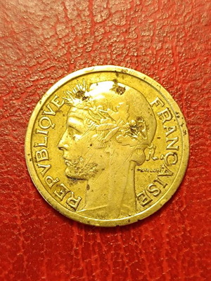 1 Franc 1940 used, France