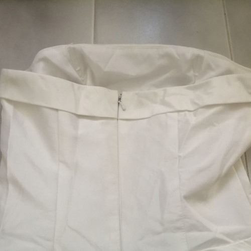 Short women's wedding dress with corset and balloon skirt, used, size S
