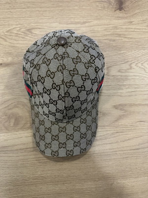 Gucci cap new, beige and brown, one size