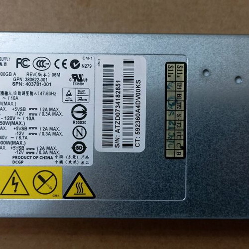 HP Switching Power Supply DPS-800GB used